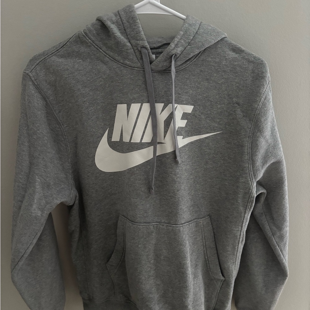 Nike Men's Heather Gray Hoodie